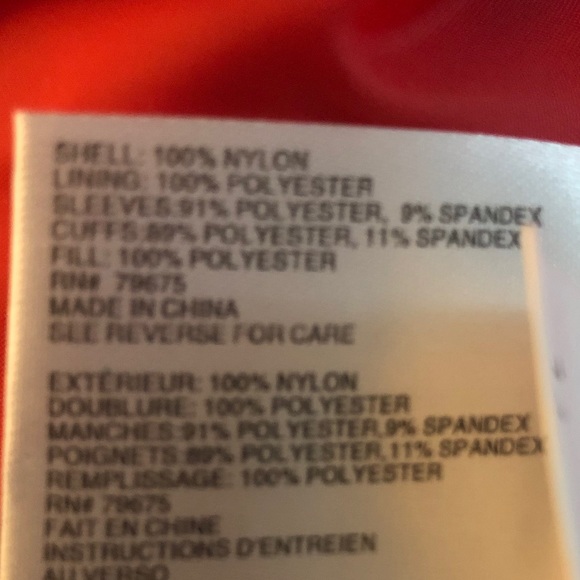 COPY - Michael Kors red jacket with zipper hood - Picture 11 of 11